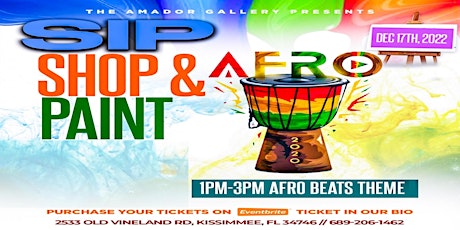 Sip & Paint AfroBeats Edition
