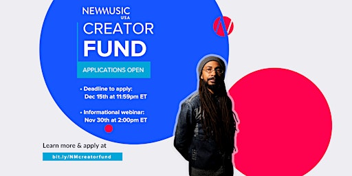 New Music USA Creator Fund - Free Webinar + Q&A