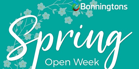 Bonningtons Spring Open Week 2018 primary image