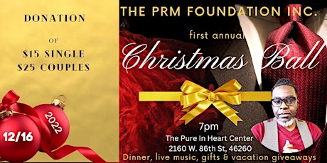 The Prayer Room Movement Foundation Annual Christmas Ball