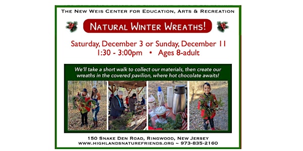 Natural Winter Wreath Weaving!