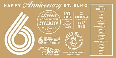St Elmo's 6th Anniversary Party!