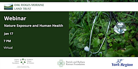 Webinar: Nature Exposure and Human Health