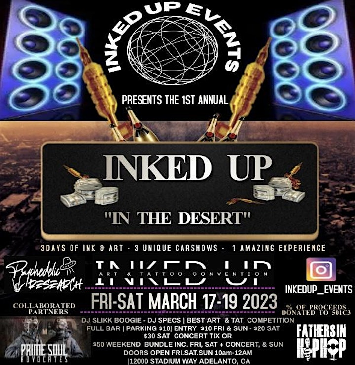 Inked Up “In The Desert” Art & Tattoo Convention image