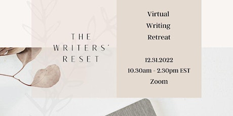 The Writers' Reset 1/2 Day Writing Retreat