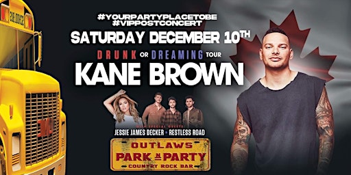 Outlaws Park & Party Buses to KANE BROWN