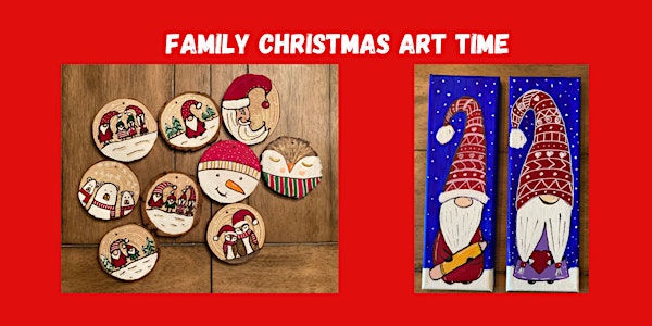 Family Christmas Art Time
