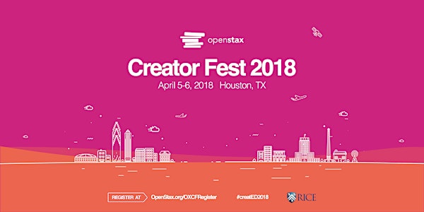 OpenStax Creator Fest 2018