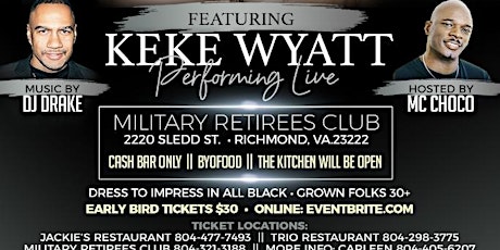 KEKE WYATT performing live 9th Annual All Black Cabaret primary image