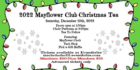 The Mayflower Club Annual Christmas Tea