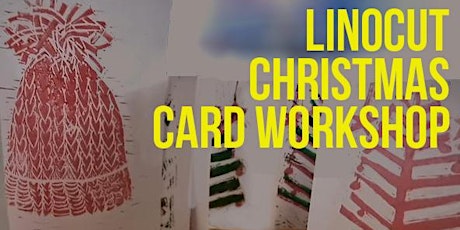 Linocut Christmas Card Workshop Fareham 20th November primary image