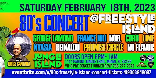 80s Freestyle Island Concert