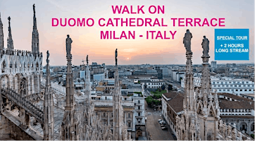 WALK ON DUOMO CATHEDRAL TERRACE - MILAN - ITALY