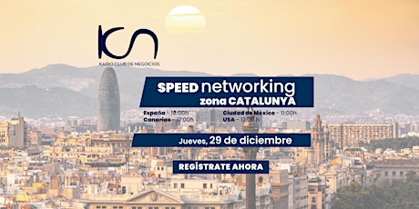 Speed Networking Online Zona Catalunya - 29 de diciembre