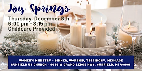 Joy Springs For Women - December