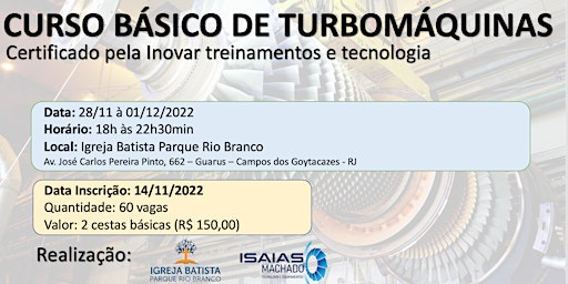 Curso Básico de Turbomaquinas - Novembro 2022