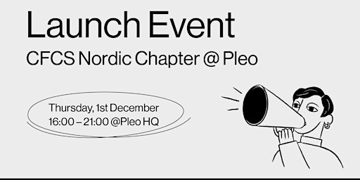 Launch Event - ACFCS Nordic Chapter @Pleo 