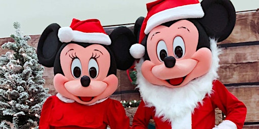 Cookies and Milk with Santa Mickey & Minnie Mouse