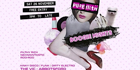 BOOGIE NIGHTS! Free Dance Music Party: Kinky Disco, Funk, Dirty Electro