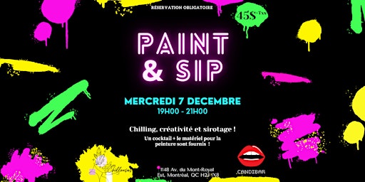 Paint & Chill -  Les Chilleuses X Candi bar
