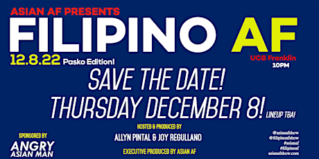 Asian AF Presents: Filipino AF, Pasko Edition!