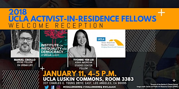 Welcome Reception for 2018 UCLA Activist-in-Residence Fellows
