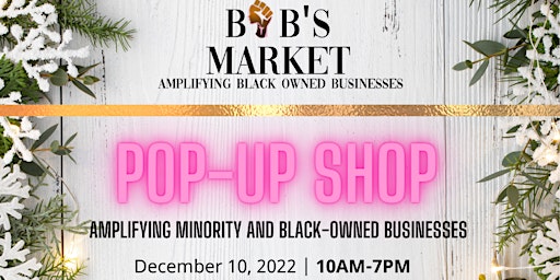 Black Owned Businesses Marketplace| POP-UP SHOP
