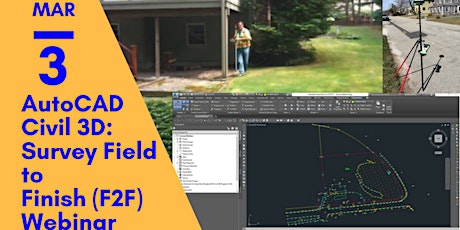 AutoCAD Civil 3D: Survey Field to Finish (F2F) Webinar primary image