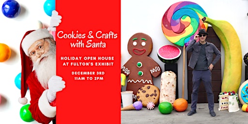 Cookies & Crafts with Santa at Fulton's Exhibit