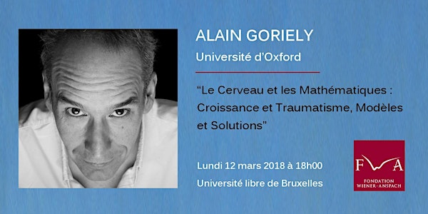 Conférence d'Alain Goriely (Université d'Oxford)