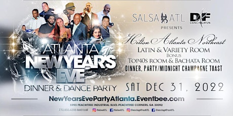 New Years Eve Party @ Hilton Atlanta Northeast Saturday Dec 31, 2022