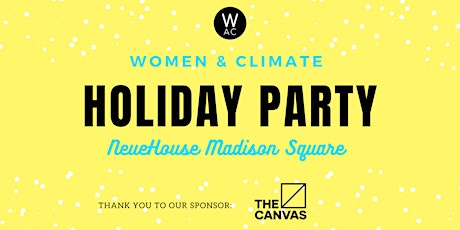 Women and Climate Holiday Party NYC