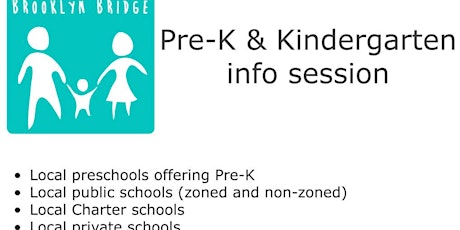 Pre-K & Kindergarten Info Session