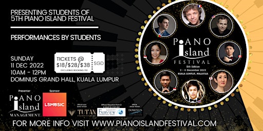 Piano Island Festival 5th Edition Students' Concert