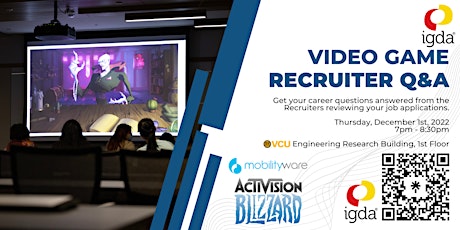 IGDA Central Virginia - Game Industry Recruiting Q&A