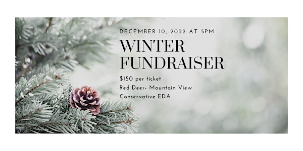 Winter  Fundraiser Dinner with Earl Dreeshen!