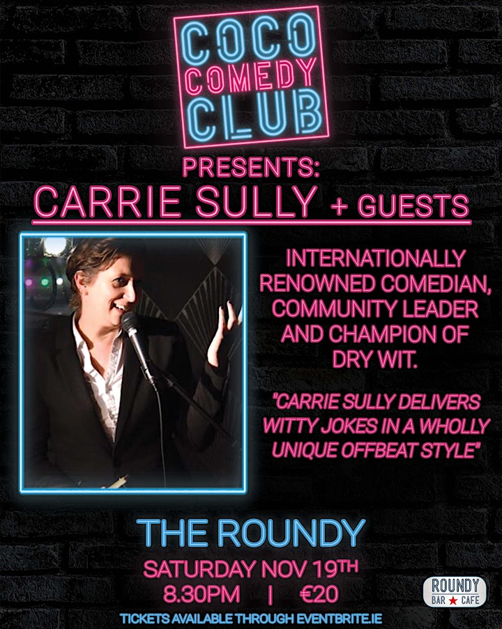 CoCo Comedy Club: Carrie Sully and Guests! image