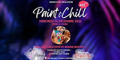 Paint & Chill -  Les Chilleuses X Piklìz Comptoir Caribéen