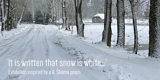 'It is written that snow is white' - an exhibition inspired byA. Škėma poem