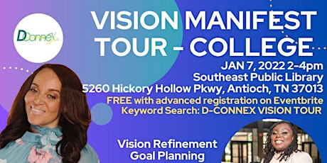 Vision Manifest Tour 2022-23 COLLEGE EDITION