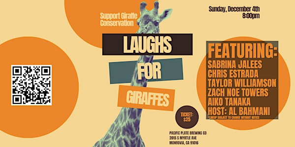 Laughs for Giraffes | A Benefit Comedy Show