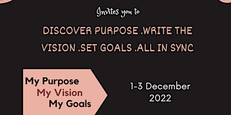 Discover Your Purpose, Write Your Vision and Set Goals all in Sync for 2023