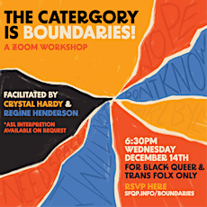 The Category Is Boundaries! A Zoom Workshop
