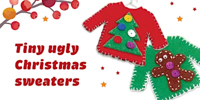 Tiny ugly Christmas sweaters