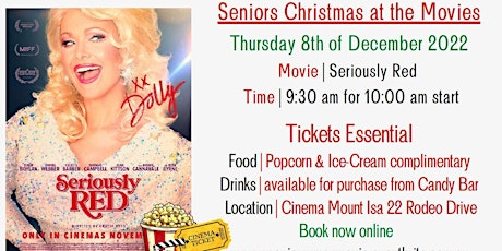 Seniors Christmas at the Mount Isa Movies primary image
