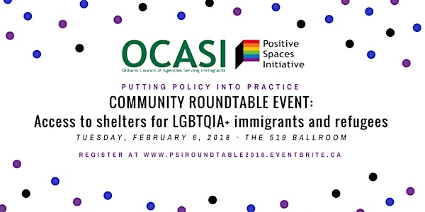 Community Roundtable: Access to shelters and housing for LGBTQIA+ immigrant...