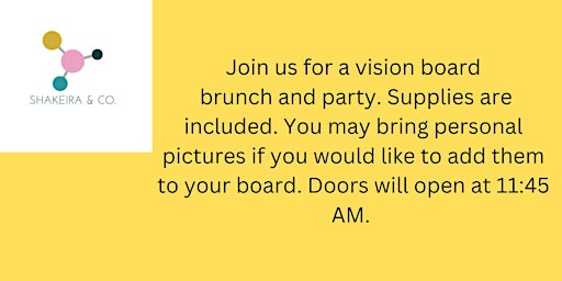 Vision Board Brunch & Party