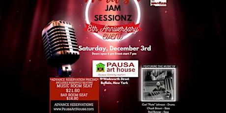 WORDISM Jam Sessionz ,8th Anniversary Event - Open Mic with Live Music