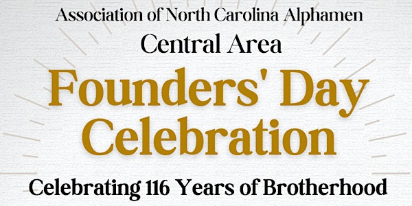Central Area 116th Founders Day Celebration