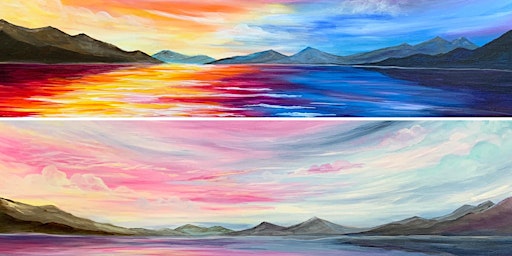 Skies and Reflections in Acrylics with Jen Livia